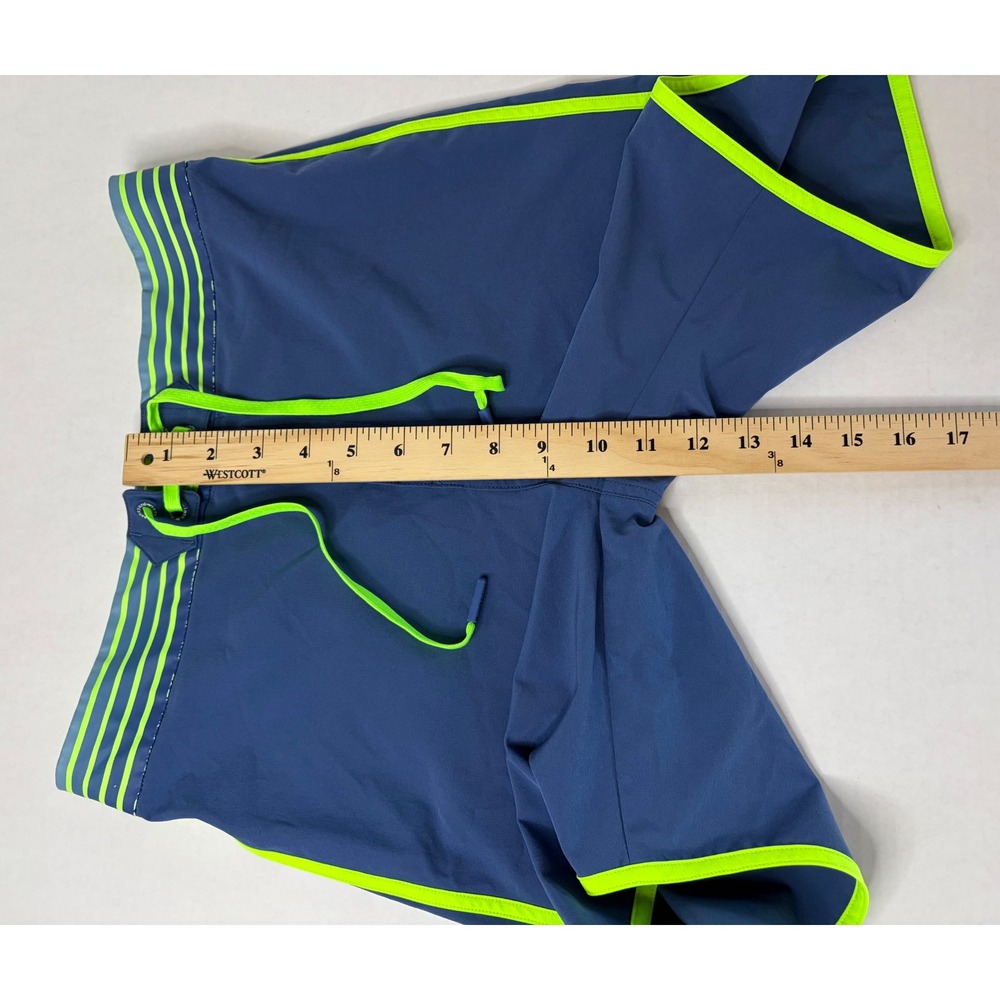 Vineyard Vines‎ Boys Blue Neon Green Board Shorts Swim Trunks Size M 12-14 - Picture 7 of 14